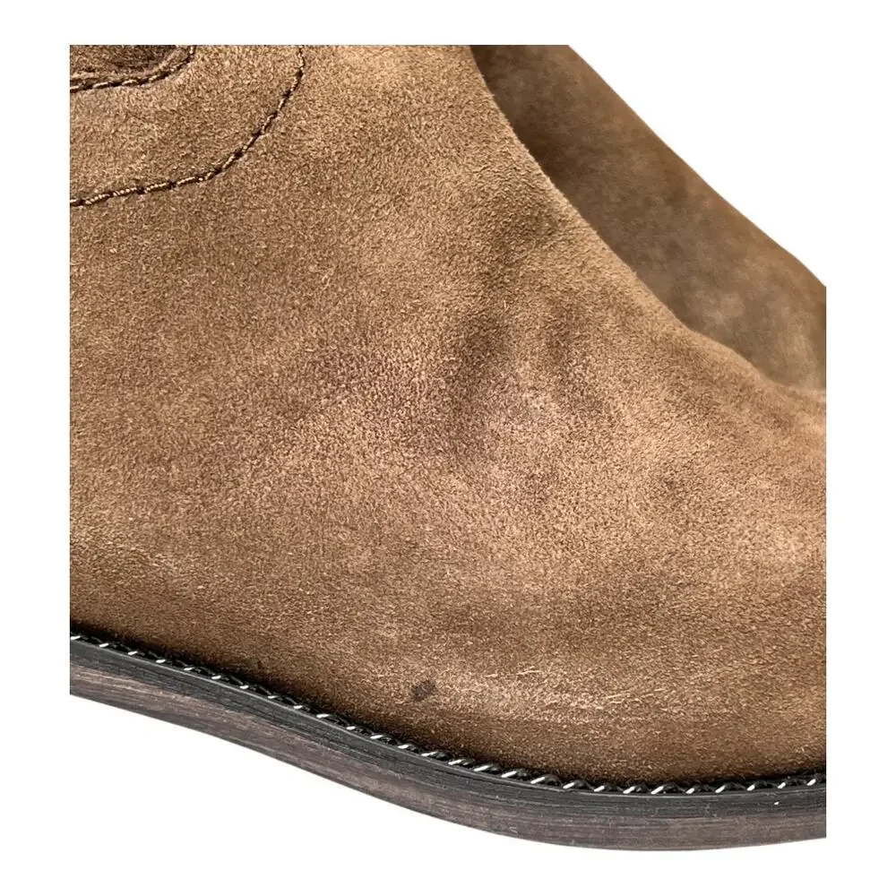 Franco Sarto Brenna Brown Suede Boots Size 8 Wide Calf - Picture 11 of 11